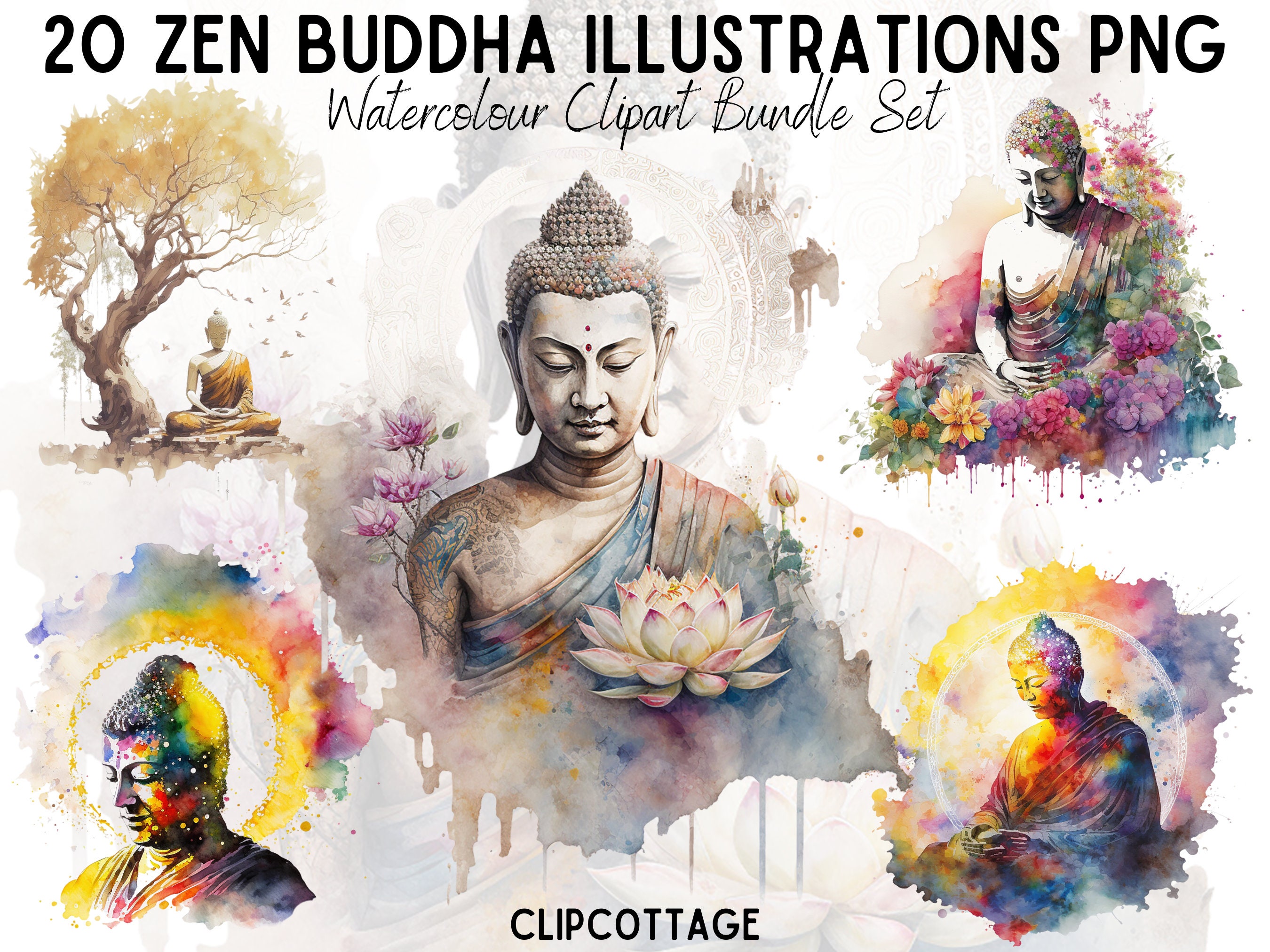 Buy Abstract Buddha Painting Large Size Canvas Wall Art - HOMAURA®