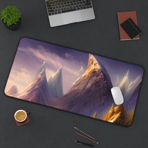 Gift For Him | Many Designs | Scenic Desk Pad | Desk Mat | Xl Mouse Pad | Office Gift For Her | Work From Home | Mechanical Keyboard| sci fi