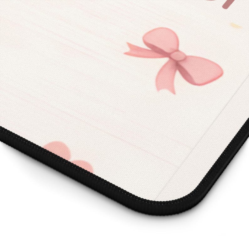 Just One More Chapter Desk Mat Book Lover Mouse Pad Cozy Reading Aesthetic Pastel Home Office Work From Home Cute Desk Setup Booktok Desk image 4