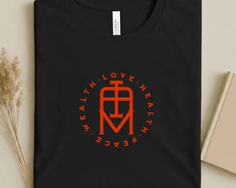 I AM Love Health Wealth Peace T-Shirt | Manifestation Apparel | Identity Upgrade