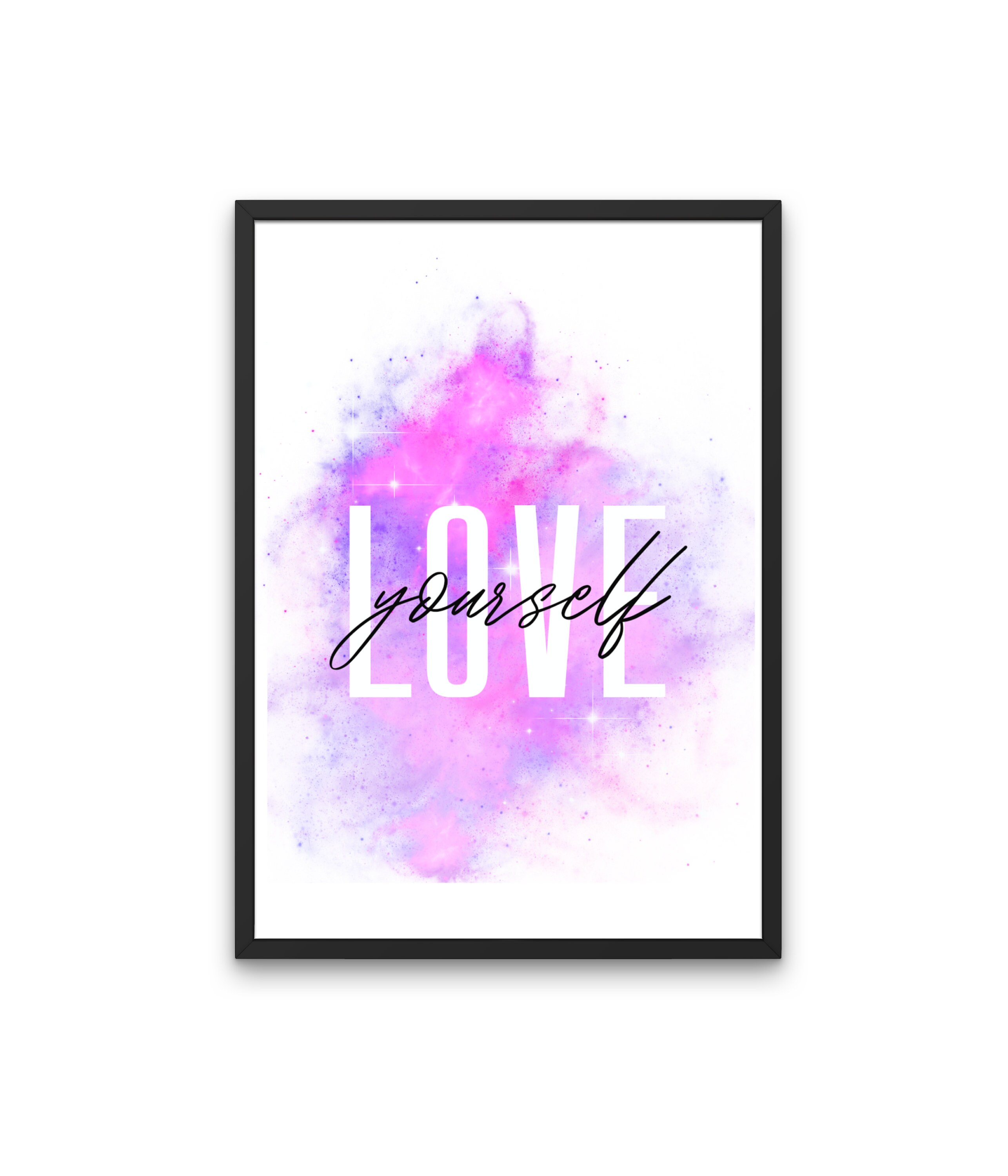 Love Yourself Print Positive Self Love Poster - Etsy
