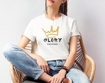 Glory To God Unisex Tee, Christian Church Shirt