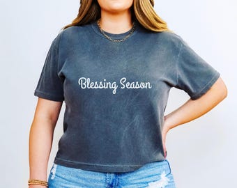 Women's Scripture Boxy Tee – Christian Gift, Inspirational Top