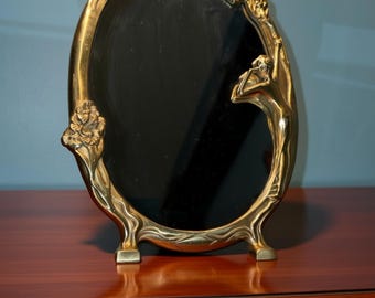 Specchio da tavolo Art Nouveau "Dama del Lago"