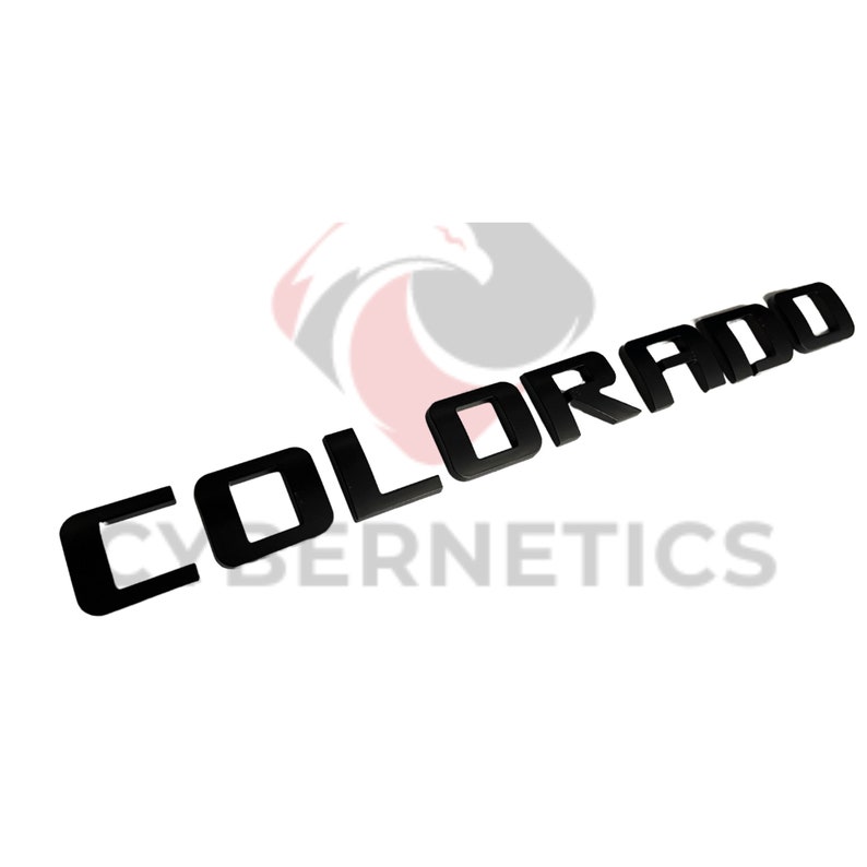 Tailgate & Door Badge for Colorado Letter Emblem Nameplates Adhesive