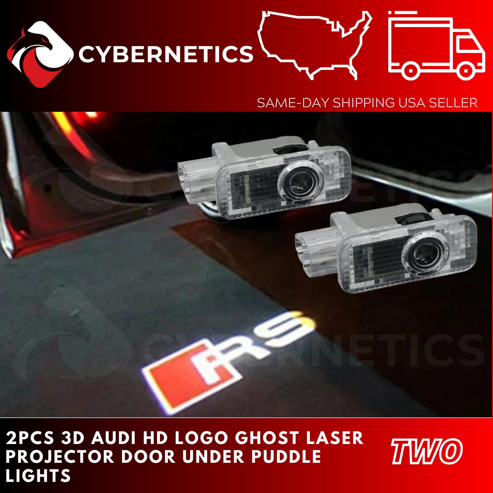 vw door lights projector logo puddleX2PCS » addcarlights