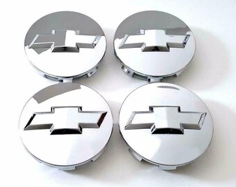 4x chrome chevy center hub caps for suburban tahoe 18 20 22 inch wheels 9596403