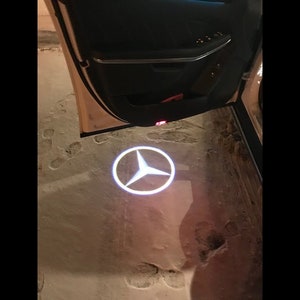 2 Stück Autotür-led-logo-projektor Pfützenlichter Willkommenslicht  Geisterschatten Für Amg-logo, Mehr Kaufen, Mehr Sparen