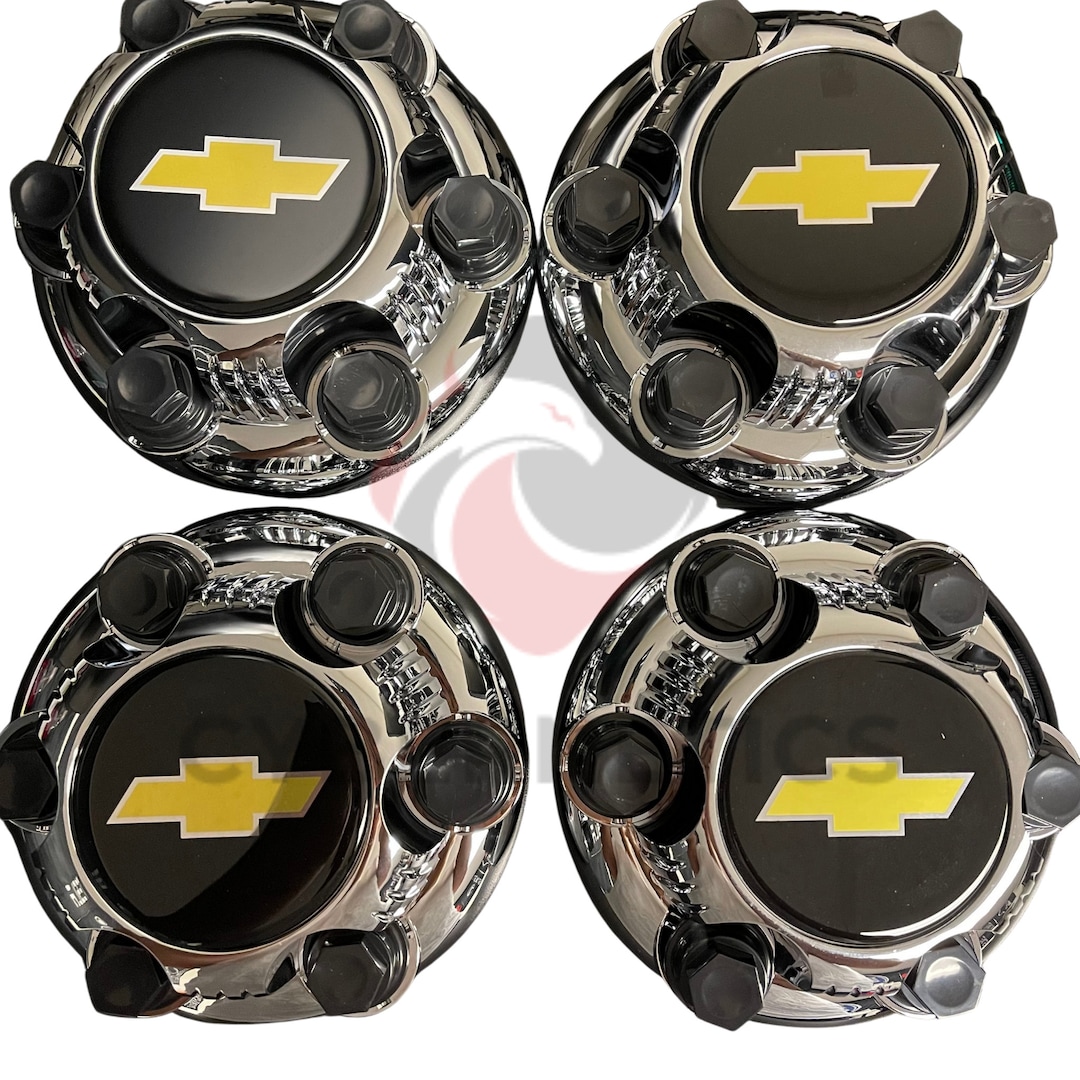 4x New 6 Lug Chrome Wheel Center Hub Caps 20002010 Chevy 1500 Truck Van 16 17 Etsy