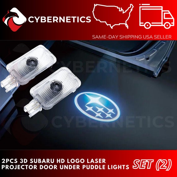 2X Subaru Logo Ultra-Bright Never Fade LED-Autotür-Projektor-Licht - .de