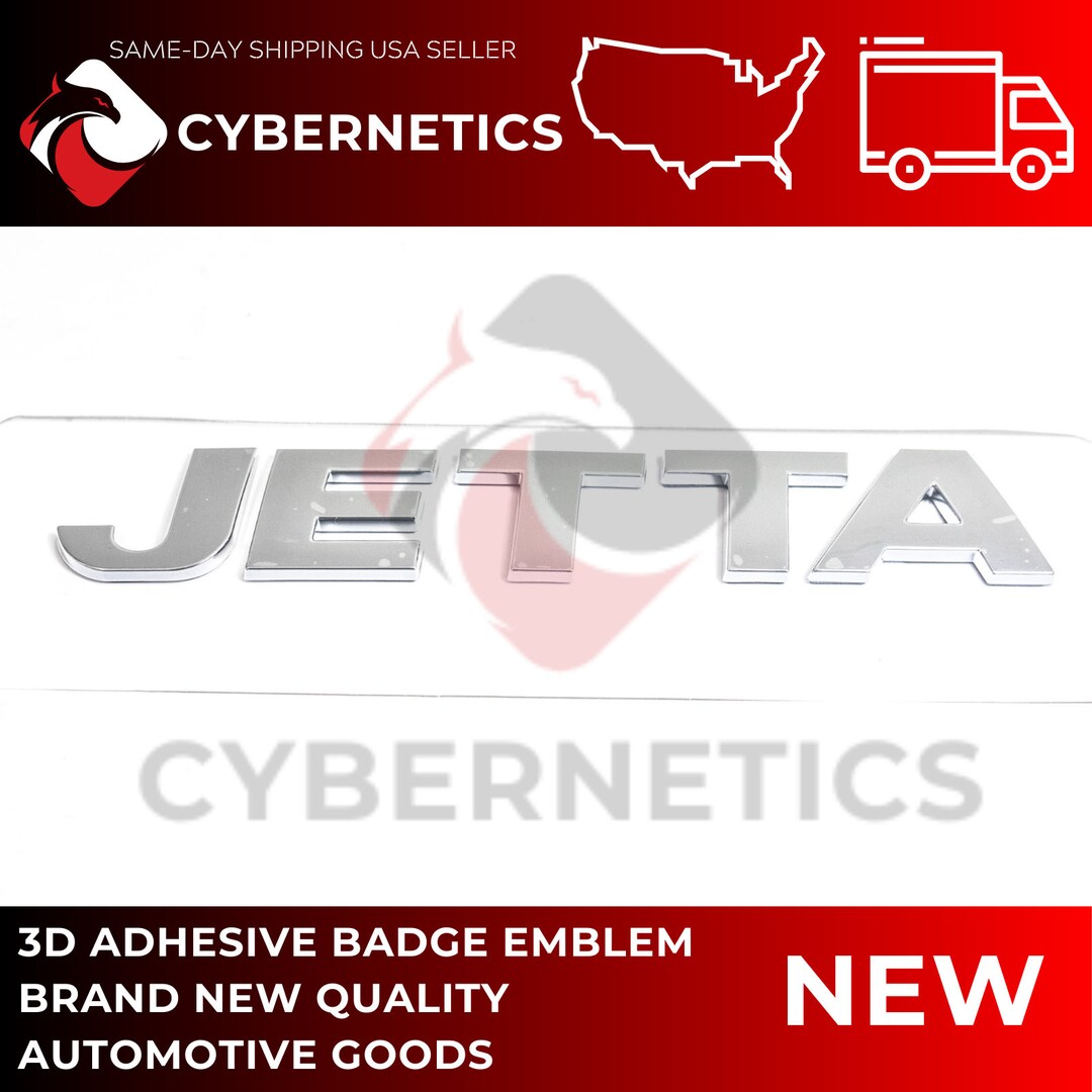 19992005 VW Volkswagen Rear Trunk Lid Chrome Emblem Logo Badge 3D