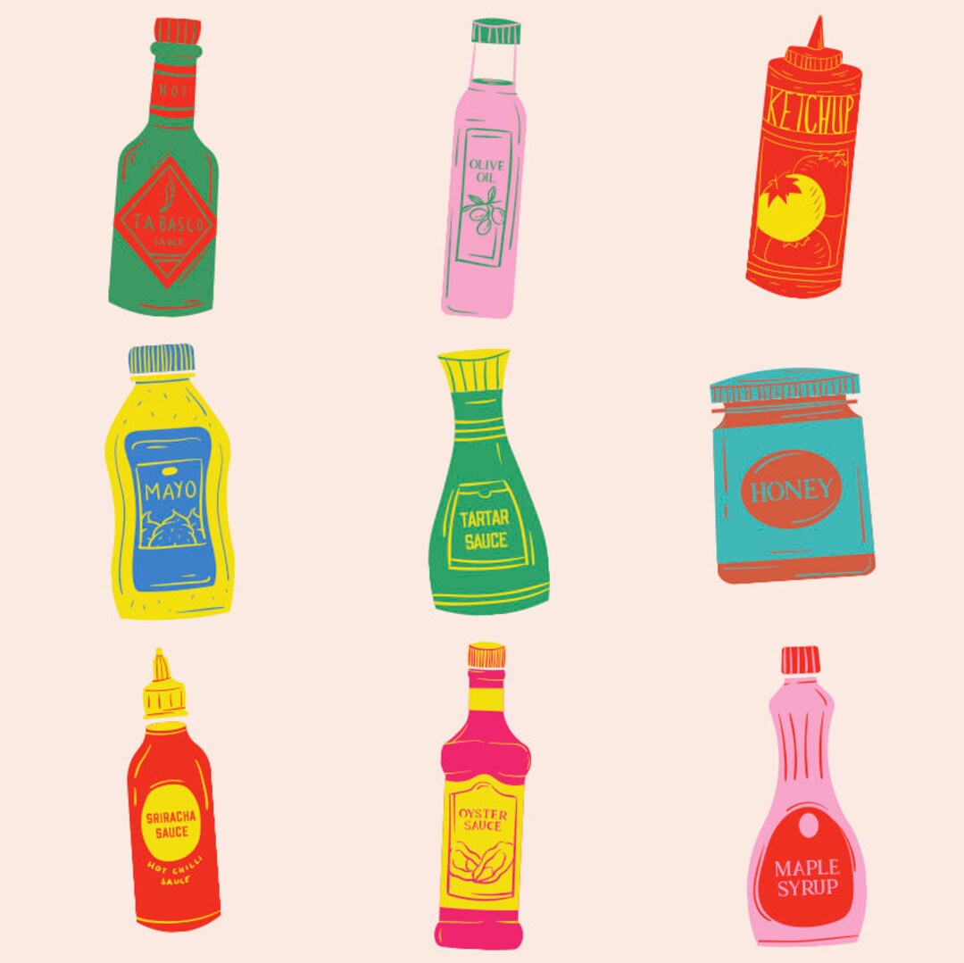 Kitchen Essentials Print Etsy