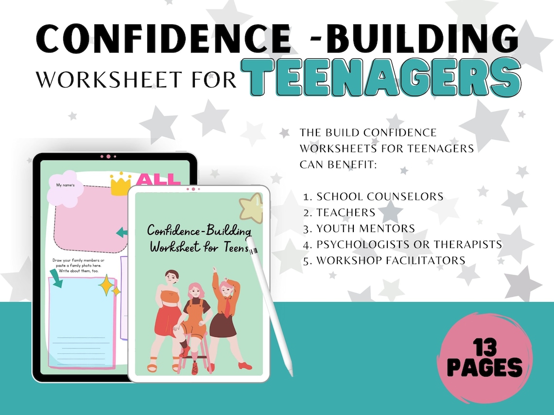 Empower Teenage Confidence: Transformative Worksheets for Building Self ...