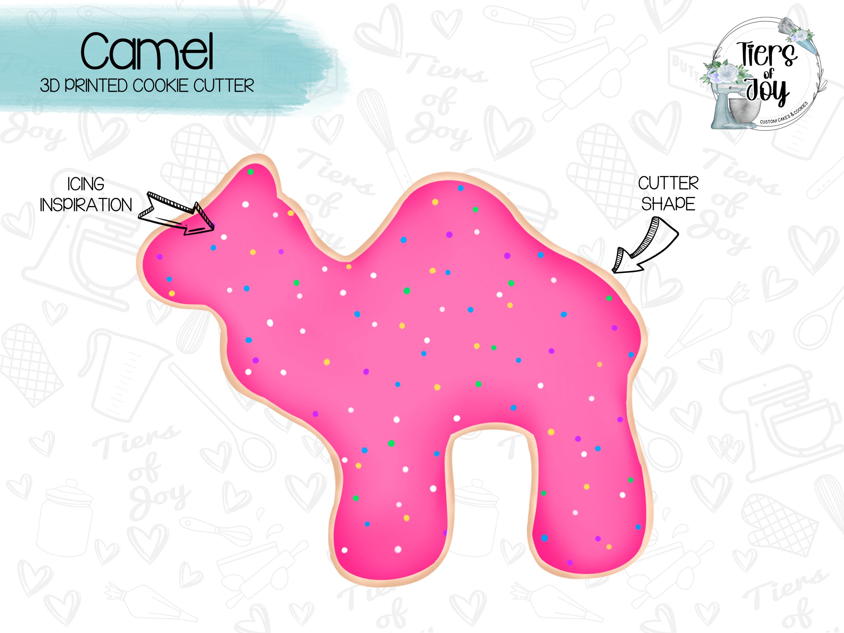 Circus Animal Cracker Cookie Cutters Set of 5 Food 3D Etsy