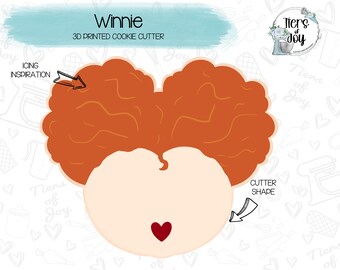 Winnie Cookie Cutter - Halloween - Holidays - 3D Printed Cookie Cutter