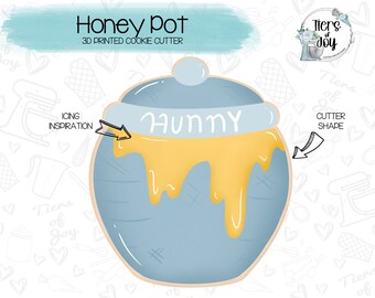 Honey Pot Cookie Cutter - Baby Shower - 3D Printed Cookie Cutter