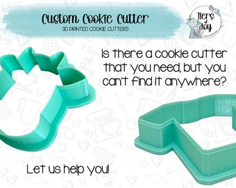 Custom Cookie Cutter - Outline Only - 3D Printed Cookie Cutter