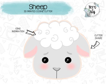 Sheep Cookie Cutter - Farm - Animals - 3D Printed Cookie Cutter