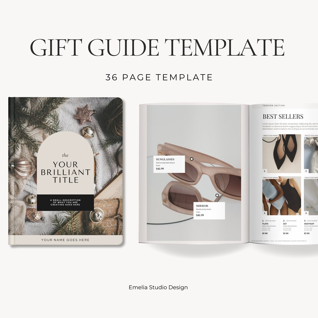 Exclusive Product Catalog, Canva Template, Brochure, Line Sheet