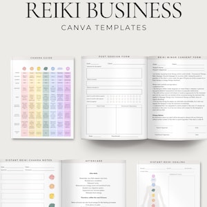 Formulieren professionele reikisessie: intake met cliënt, chakragids, chakragrafiek, lange afstand, toestemming, affirmaties (bewerkbare sjablonen)