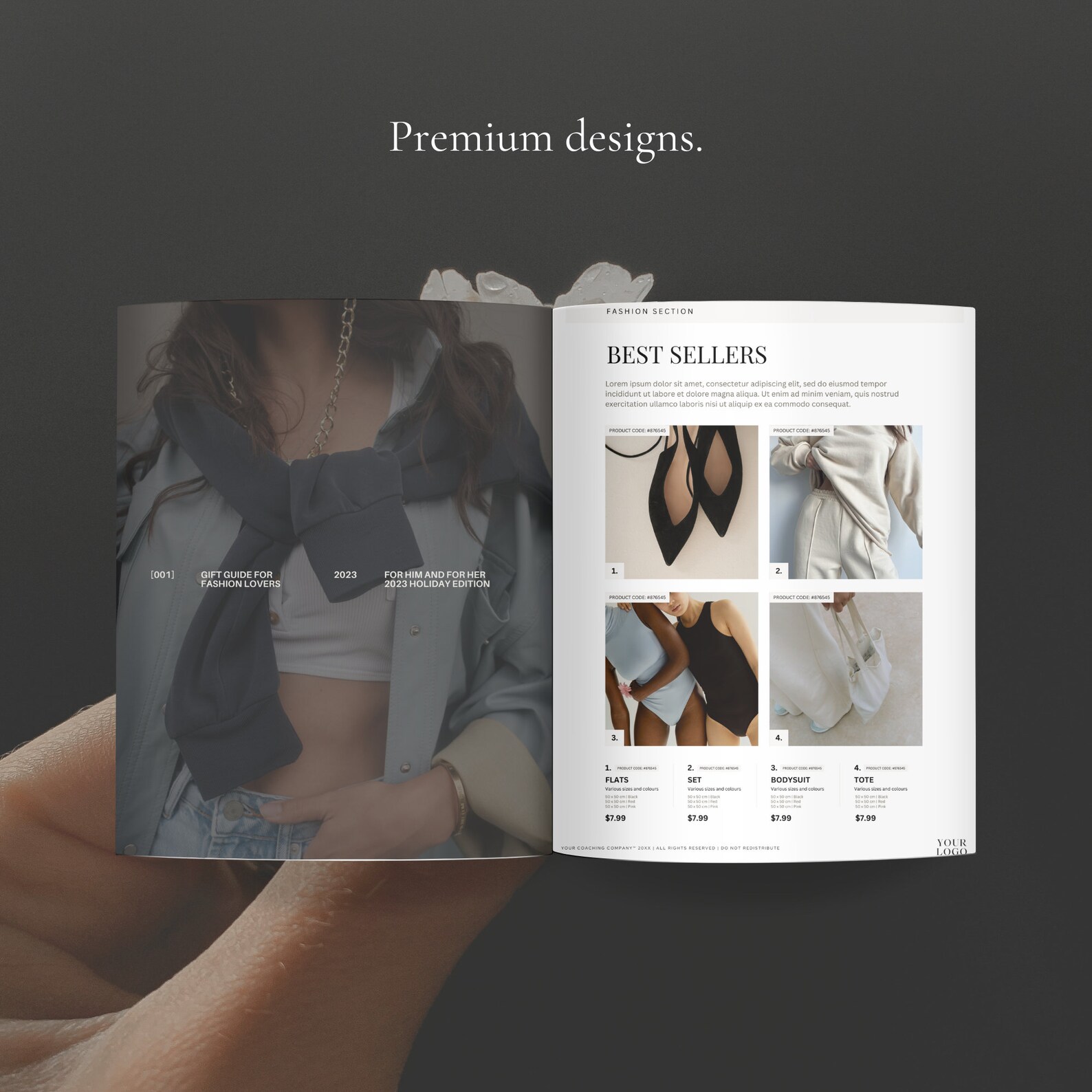 Holiday Gift Guide Template Product Catalog Line Sheet Template holiday-gift-guide-template-product-catalog-line-sheet-template
