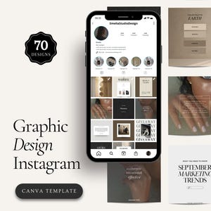 Plantillas de diseño web para redes sociales: publicaciones de Instagram en Canva, pines de Pinterest