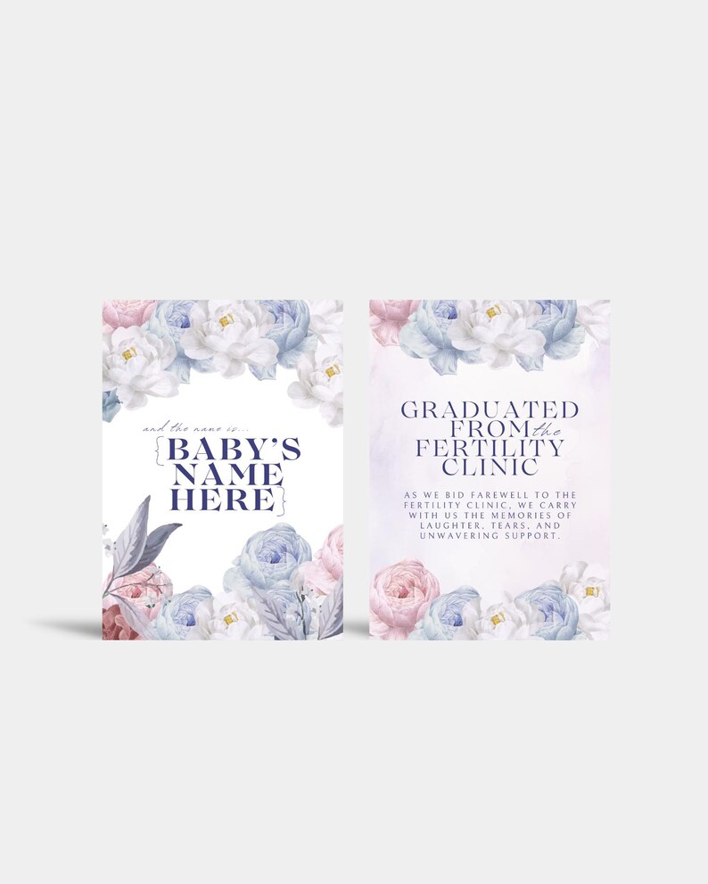 Editable IVF Milestone Cards | Printable Fertility Journey Milestones ...
