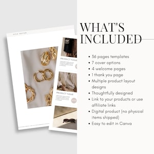 Holiday Gift Guide Template Product Catalog Line Sheet Template