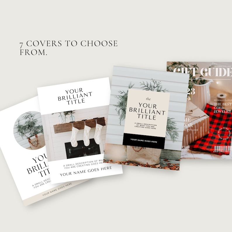 Holiday Gift Guide Template Product Catalog Line Sheet Template
