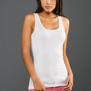3043 BLANKS+ eco-HYBRID® fijne jersey tanktop voor dames 3043