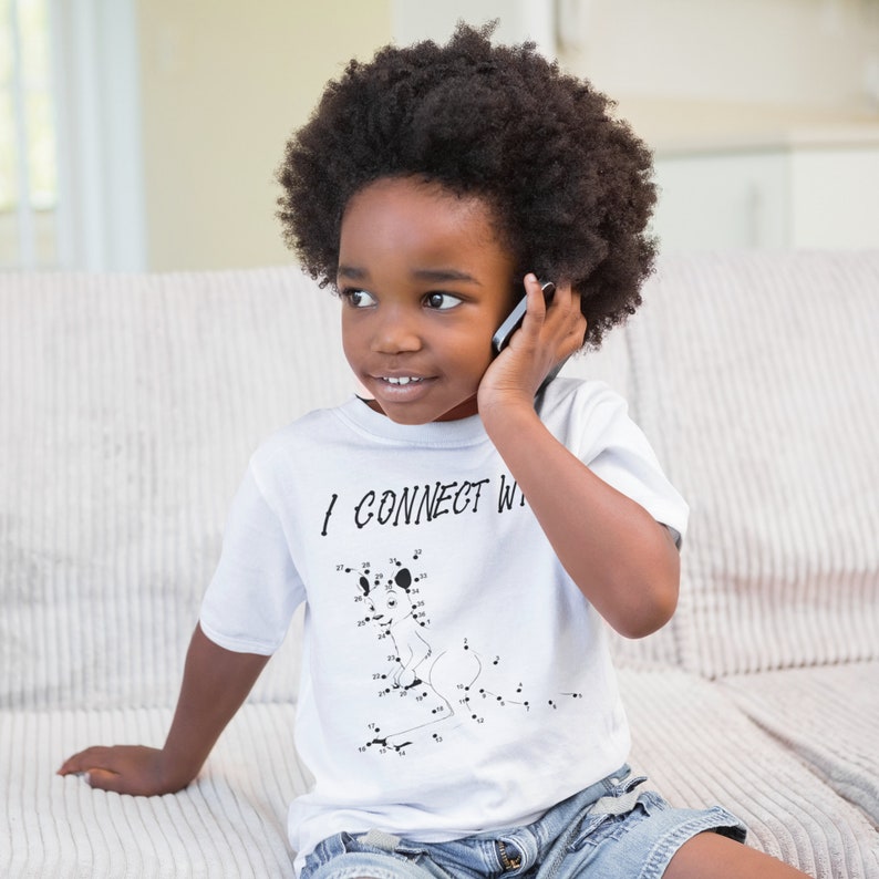 Hoppy the Kangaroo Connect the Dots Kids Teeshirt Let Your Etsy