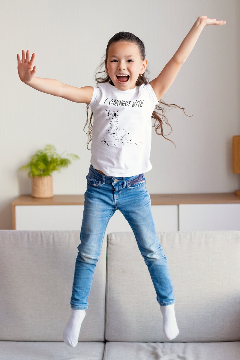 Hoppy the Kangaroo Connect the Dots Kids Teeshirt Let Your Etsy