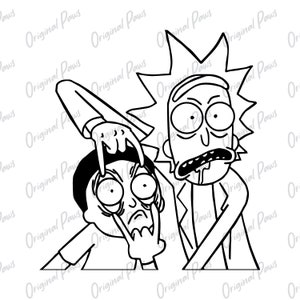 Rick And Morty Instant Download File SVG, PNG, JPEG