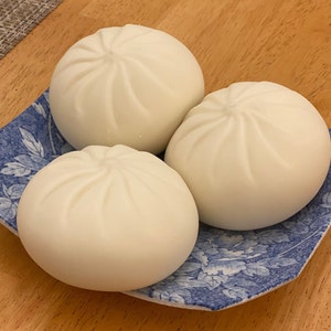 Squishy, Cuddly Stuffed Steam Dumpling Bao Bun!  Stress relievers, Fidget Toy, Anxiety Fighter, great for kids focus, anxiety, autism