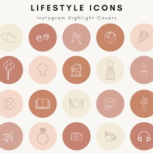 Icônes bohèmes incontournables d&#39;Instagram : couvertures d&#39;histoires minimalistes (téléchargement numérique)