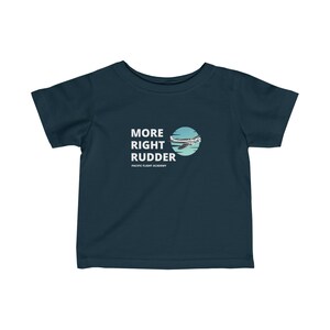 Copia de la camiseta de punto fino para bebés de Pacific Flight Academy