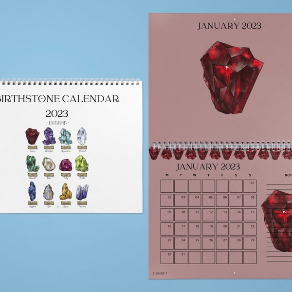 2023 Birthstone Calendar