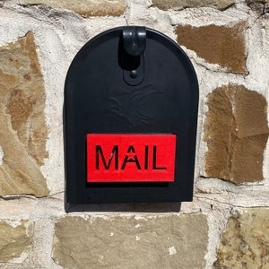MAIL Mailbox Flag for Brick or Stone Mailbox Front Mount Durable Plastic Red Replacement Flag Weatherproof Mailbox Flag USA Made