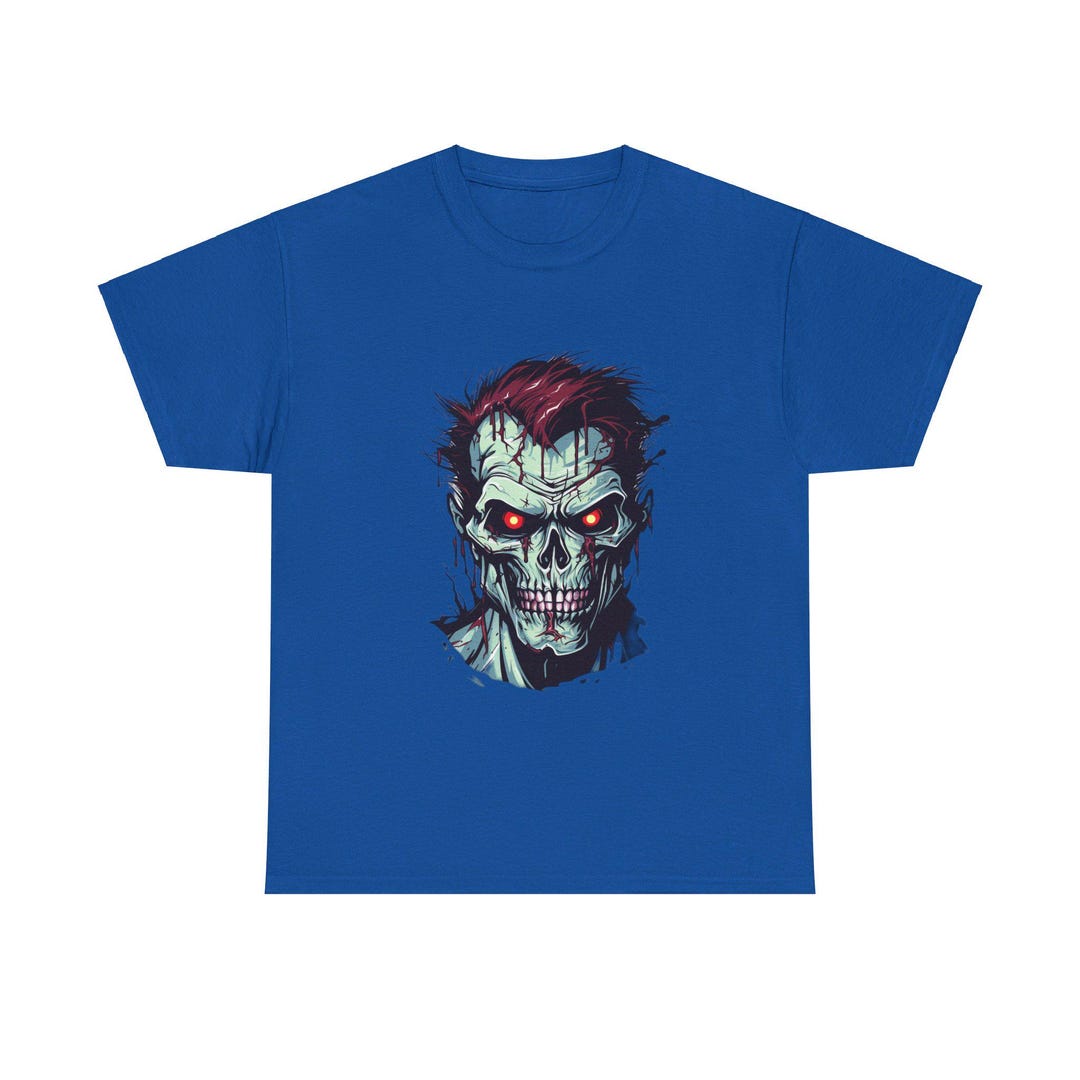 Unisex Tee Smiling Monster Face Red Eyes Zombie Halloween - Etsy