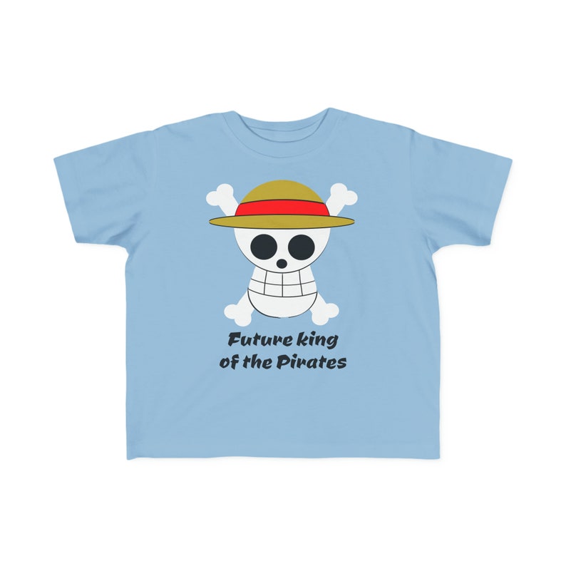 Toddler's One Piece Straw Hat Crew Jolly Roger Future King Etsy