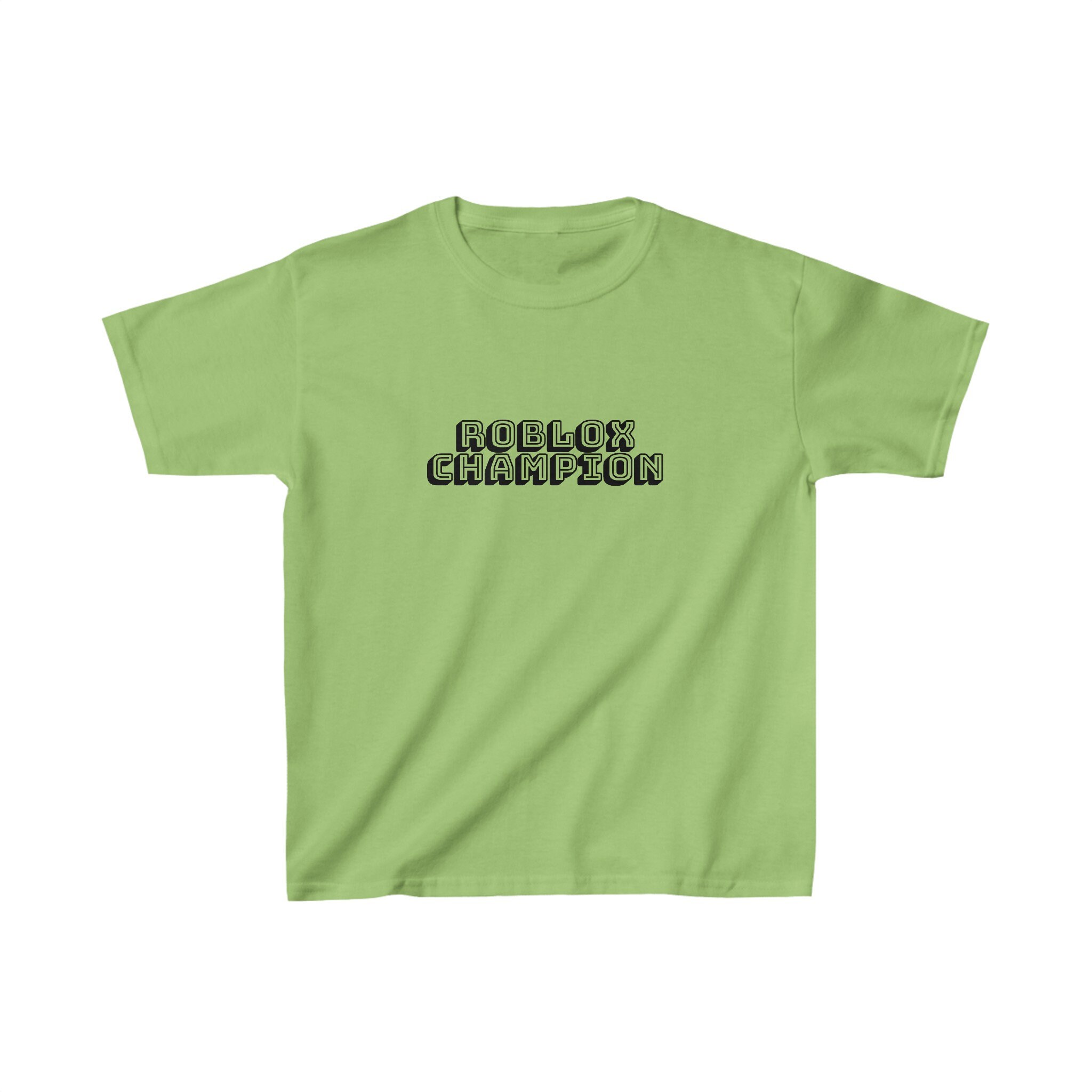 Kids Heavy Cotton Tee Roblox Champion Etsy