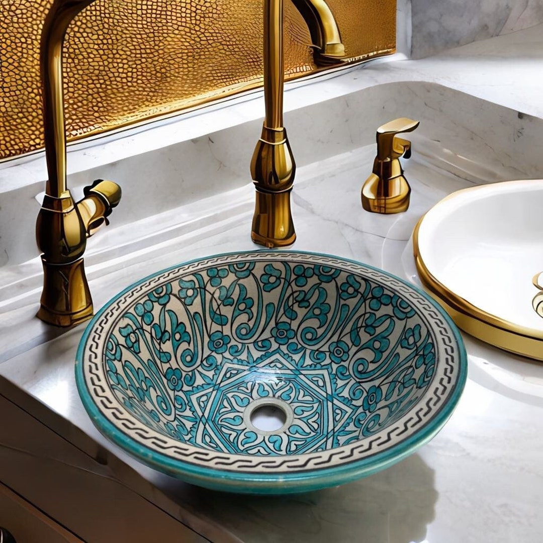 Morrocan Sink , Moroccan Bathroom Sink , Morrocan Sinks , Moroccan