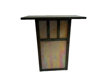 Arroyo Craftsman Mission Wall Sconce Mount  Light Fixture Patinated Copper Slag