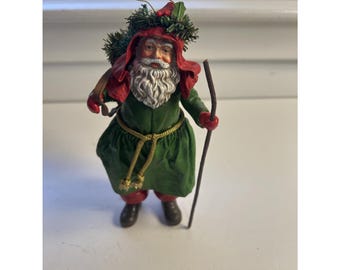 Possible Dreams Clothtique Old World Santa Figurine, 1988 (#713040