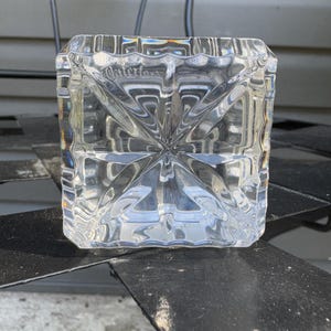Waterford Crystal ABCDE Paperweight / Made in Ireland Pristine Condition.