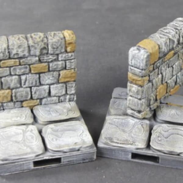 Dungeon Stone Secret Door Wall Modular Tiles D&D Terrain Tabletop RPG