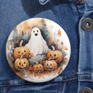 Pin fantasma de Halloween, accesorio de Halloween
