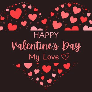 Printable Modern Valentine's Day Card – 5x7 Digital Love Greeting