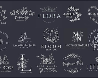 Logo personalizzato disegnato a mano, design del logo, design del logo personalizzato, design del logo unico, logo fotografico, design del logo minimalista, design del logo personalizzato