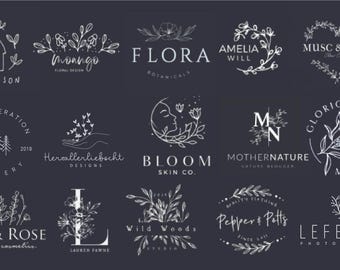 Custom Hand Drawn Logo, Logo Design, Custom Logo Design, Unique Logo Design, Photography Logo, Minimalist Logo Design, Logo Design Custom